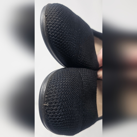 Life Stride Wmns Immy Knit Wedge Comfortable Memory Foam Slip On Black Shoes 10M - Picture 3 of 12